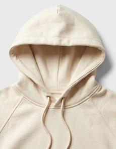 1101 HOODIE FRENCH TERRY PULLOVER PERLA
