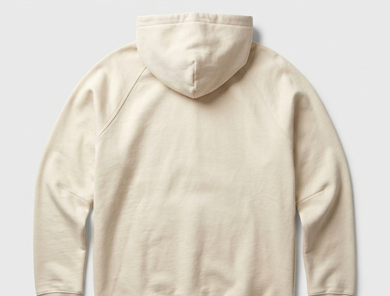 1101 HOODIE FRENCH TERRY PULLOVER PERLA