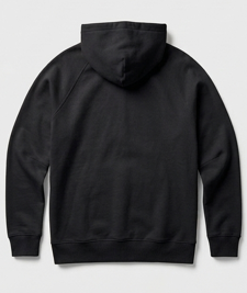 1100 HOODIE FRENCH TERRY PULLOVER UNISEX NEGRO