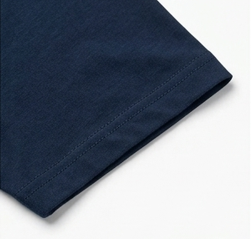 1502 CAMISETA CUELLO V CAB 175GR AZUL