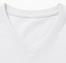 1501 CAMISETA CUELLO V CAB 175GR BLANCO