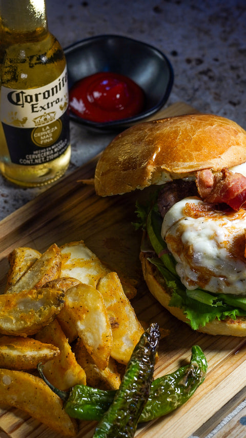 Hamburguesa de Sirlón y Tuétano