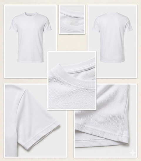 1303 CAMISETA CLASSIC-FIT CAB 230GR BLANCO