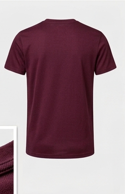 1304 CAMISETA CLASSIC-FIT CAB 230GR VINO